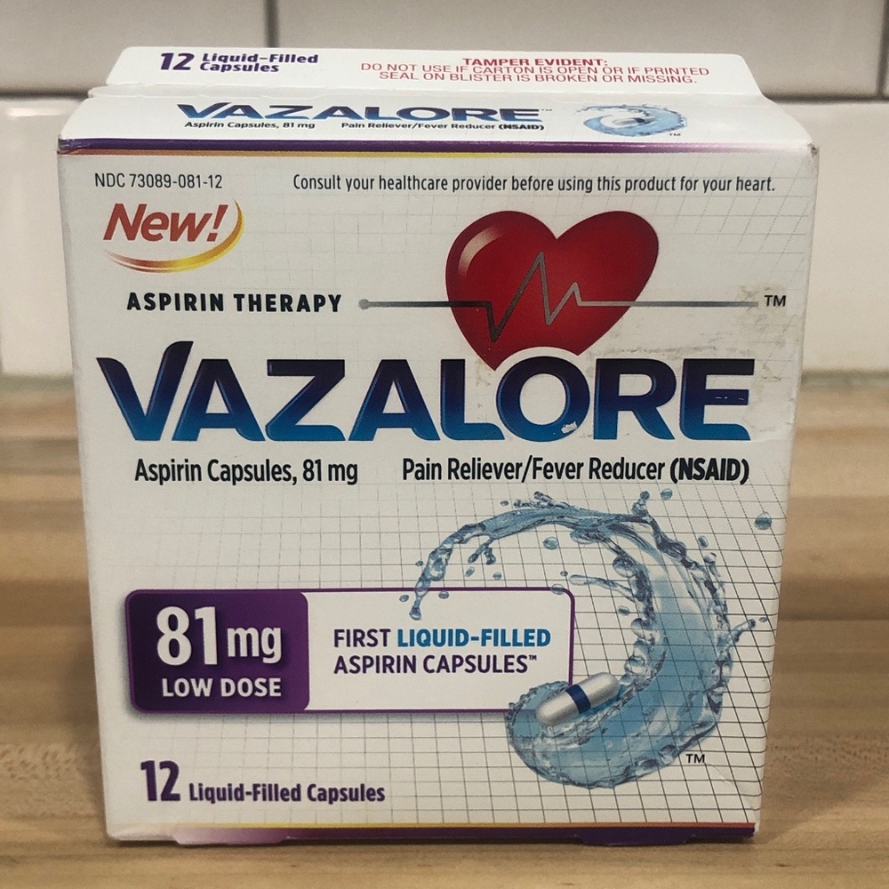 Vazalore 81mg 12 capsules